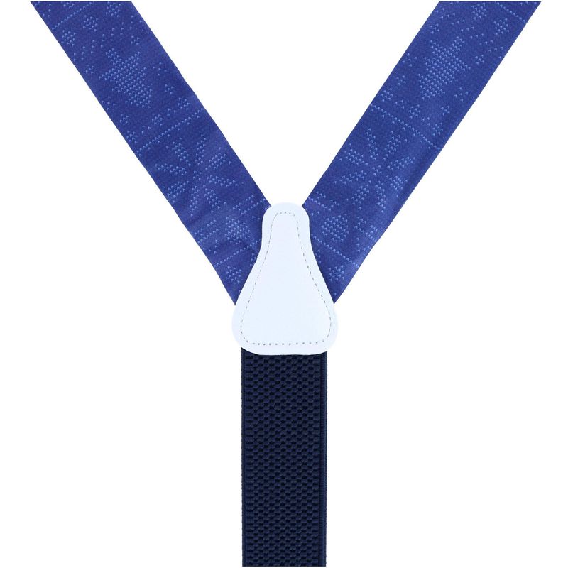 Trafalgar Men's Ugly Christmas Sweater Silk Button End Suspenders — image 3 of 3